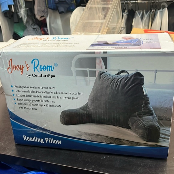 Joeys Room by ComfortSpa Reading Pillow - Picture 1 of 13